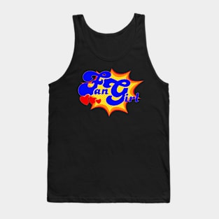 Fan Girl Comic Book Style Tank Top